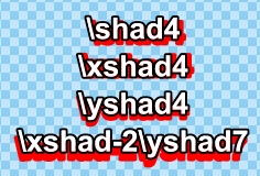 Demonstration of \xshad and \yshad tags